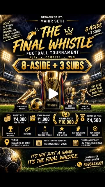 The Final Whistle Football Tournament